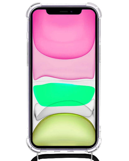 Forterra iPhone 11 Hoesje met Koord Backcover Shockproof - Transparant