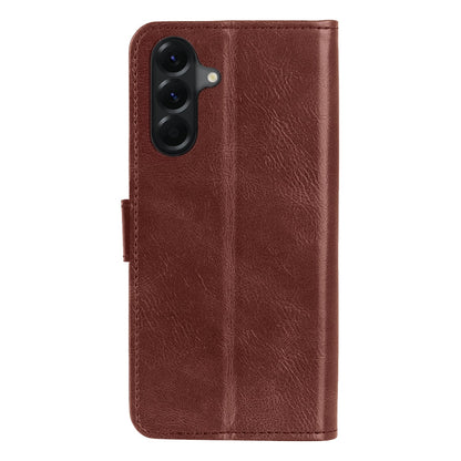 Forterra Samsung A17 Hoesje Bookcase Cover met Kaarthouder - Bruin