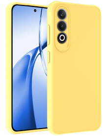Forterra OnePlus Nord CE 4 Hoesje Siliconen Backcover Lichtgewicht - Geel