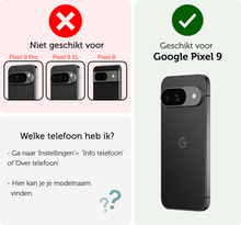 Forterra Google Pixel 9 Hoesje Siliconen Backcover Lichtgewicht - Lichtroze