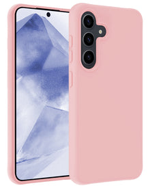 Forterra Samsung A55 Hoesje Siliconen Backcover Lichtgewicht - Lichtroze
