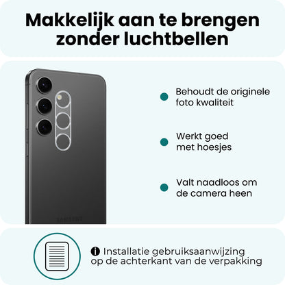 Forterra Samsung S25 FE Camera Screenprotector Gehard Glas