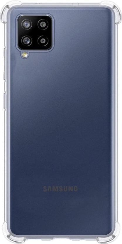 Forterra Samsung A42 Hoesje Shockproof Backcover Siliconen - Transparant