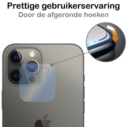 Forterra iPhone 14 Pro Camera Screenprotector Gehard Glas