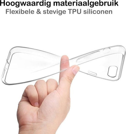 Forterra iPhone X Hoesje Siliconen Backcover Lichtgewicht - Transparant