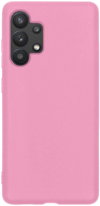 Forterra Samsung A32 5G Hoesje Siliconen Backcover Lichtgewicht - Lichtroze
