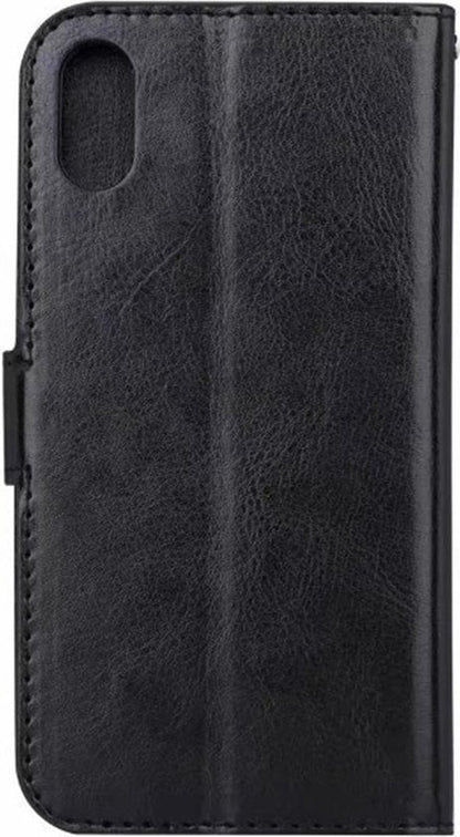 Forterra iPhone XR Hoesje Bookcase Cover met Kaarthouder - Zwart