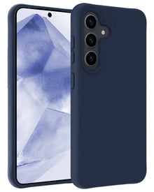 Forterra Samsung A55 Hoesje Siliconen Backcover Lichtgewicht - Donkerblauw