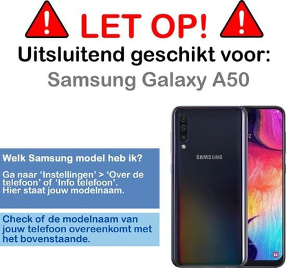 Forterra Samsung Galaxy A50 Hoesje Shockproof Backcover Siliconen - Transparant
