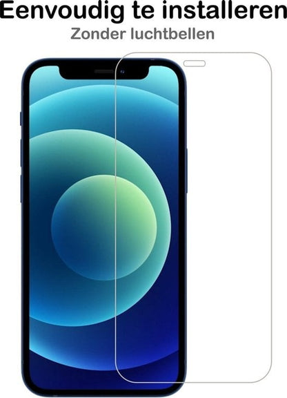 Forterra iPhone 12 Pro Screenprotector Gehard Glas - Volledige dekking