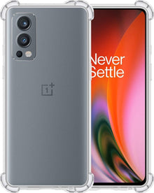 Forterra OnePlus Nord 2 Hoesje Shockproof Backcover Siliconen - Transparant