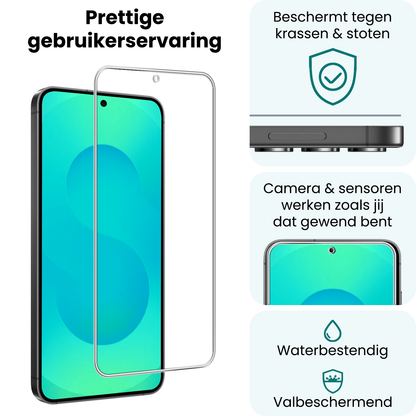 Forterra Samsung S25 FE Screenprotector Gehard Glas - Anti-kras