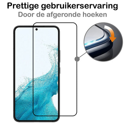 Forterra Samsung S22 Screenprotector Gehard Glas - Full Screen