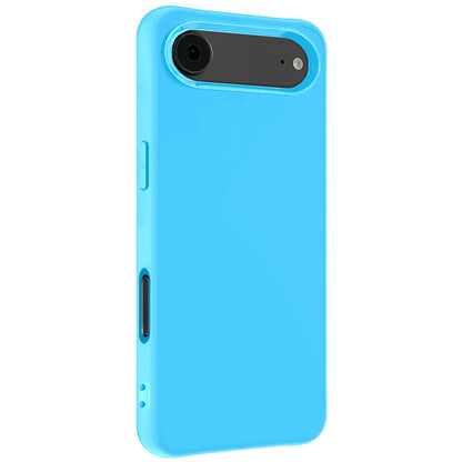 Forterra iPhone Air Hoesje Siliconen Backcover Lichtgewicht - Lichtblauw