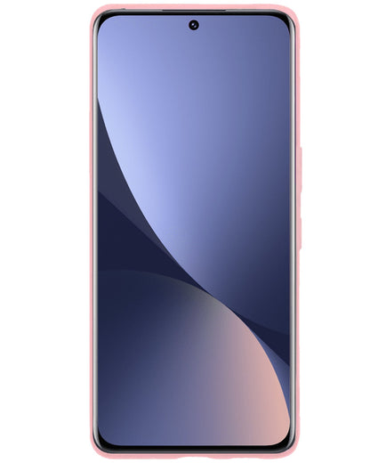 Forterra Xiaomi 12X Hoesje Siliconen Backcover Lichtgewicht - Lichtroze