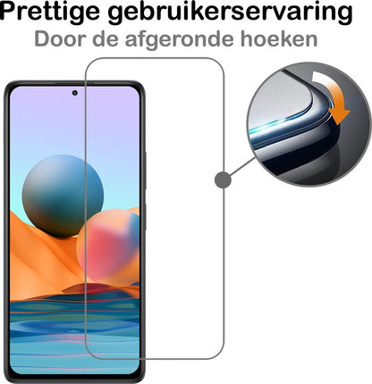 Forterra Xiaomi Redmi Note 10 Pro Screenprotector Gehard Glas - Anti-kras