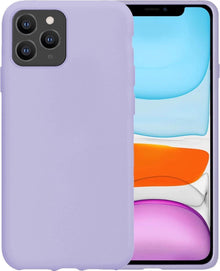 Forterra iPhone 11 Pro Hoesje Siliconen Backcover Lichtgewicht - Lila