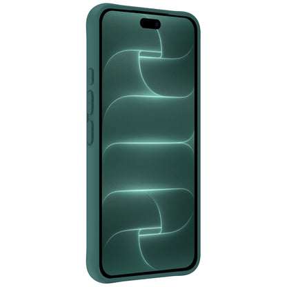 Forterra iPhone 18 Pro Max Hoesje Siliconen Backcover Lichtgewicht - Donkergroen