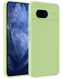 Forterra Google Pixel 8a Hoesje Siliconen Backcover Lichtgewicht - Groen