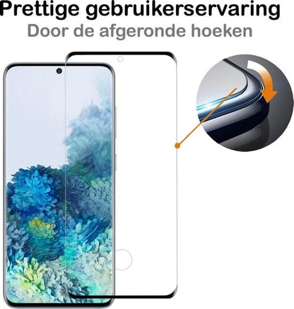 Forterra Samsung S20 Screenprotector Gehard Glas - Full Screen