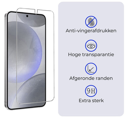 Forterra Samsung S24 Screenprotector Gehard Glas - Anti-kras