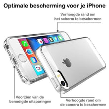 Forterra iPhone SE 2020 Hoesje Siliconen Backcover Lichtgewicht - Transparant