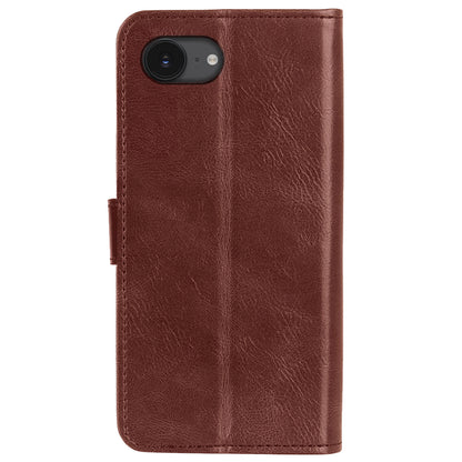 Forterra iPhone 16e Hoesje Bookcase Cover met Kaarthouder - Bruin