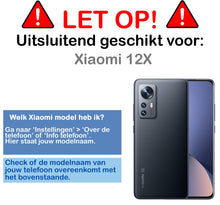 Forterra Xiaomi 12X Hoesje Siliconen Backcover Lichtgewicht - Wit