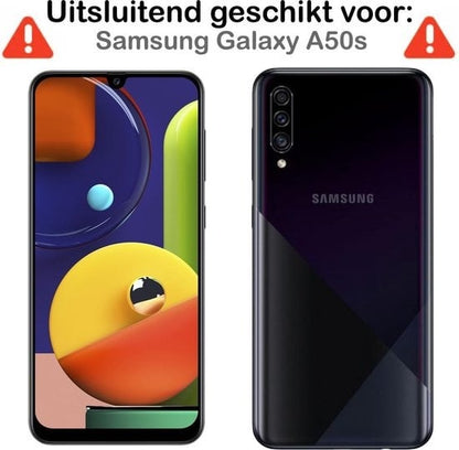 Forterra Samsung A50s Hoesje Siliconen Backcover Lichtgewicht - Transparant