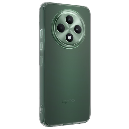 Forterra Oppo Reno 12 F Hoesje Siliconen Backcover Lichtgewicht - Transparant