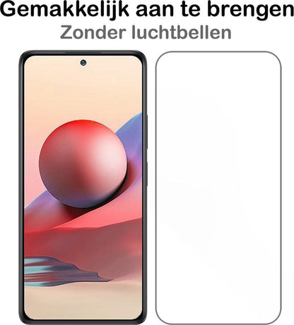 Forterra Redmi Note 10S Screenprotector Gehard Glas - Anti-kras