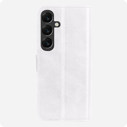 Forterra Samsung S25 Plus Hoesje Bookcase Cover met Kaarthouder - Wit