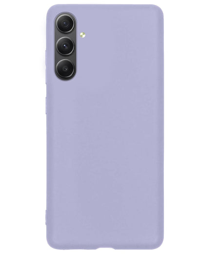 Forterra Samsung A34 Hoesje Siliconen Backcover Lichtgewicht - Lila