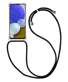 Forterra Samsung A13 5G Hoesje met Koord Backcover Shockproof - Transparant