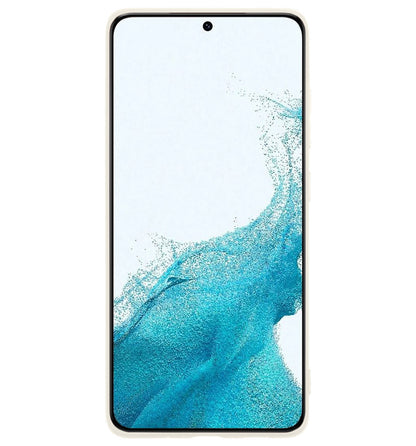 Forterra Samsung S22 Ultra Hoesje Siliconen Backcover Lichtgewicht - Wit