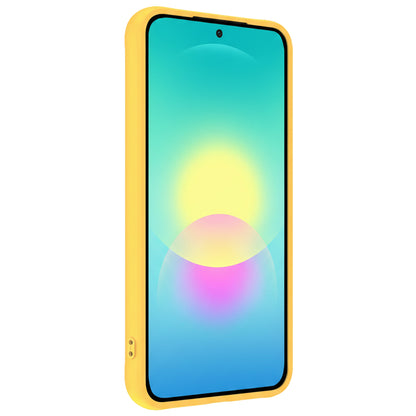 Forterra Samsung A27 Hoesje Siliconen Backcover Lichtgewicht - Geel