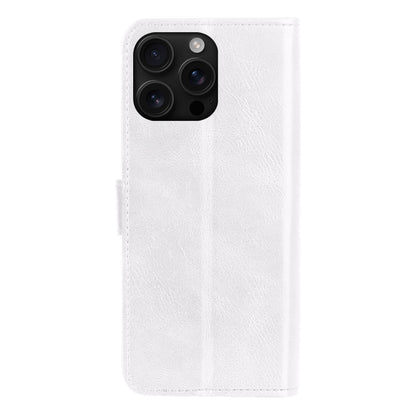 Forterra iPhone 16 Pro Hoesje Bookcase Cover met Kaarthouder - Wit