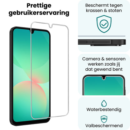 Forterra Samsung A26 Screenprotector Gehard Glas - Anti-kras