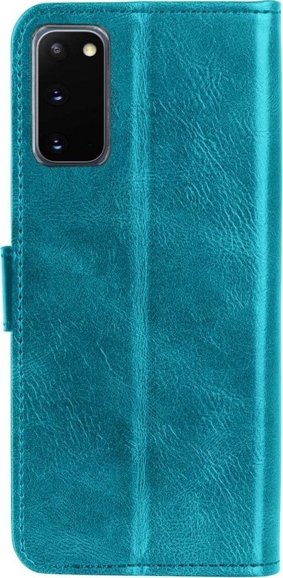 Forterra Samsung S20 Hoesje Bookcase Cover met Kaarthouder - Turquoise