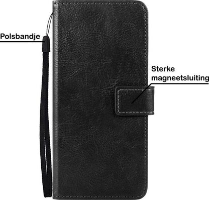 Forterra Samsung A52s Hoesje Bookcase Cover met Kaarthouder - Zwart
