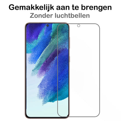Forterra Samsung S21 FE Screenprotector Gehard Glas - Anti-kras