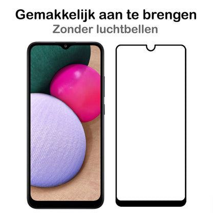 Forterra Samsung A03s Screenprotector Gehard Glas - Full Screen