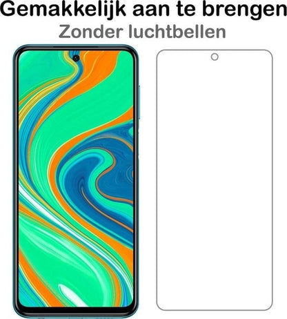 Forterra Xiaomi Redmi Note 9S Screenprotector Gehard Glas - Anti-kras