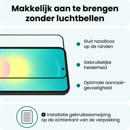 Forterra Samsung A27 Screenprotector Gehard Glas - Full Screen