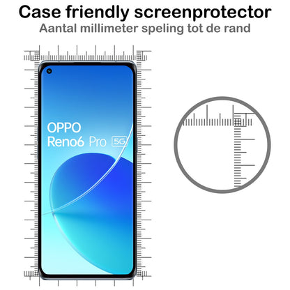 Forterra OPPO Reno 6 Pro Screenprotector Gehard Glas - Full Screen