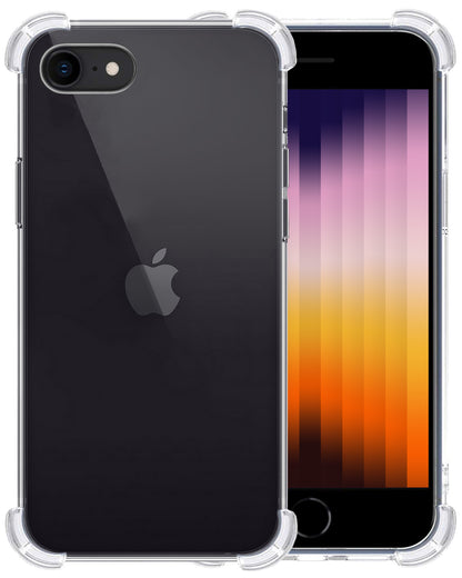 Forterra iPhone SE 2022 Hoesje Shockproof Backcover Siliconen - Transparant