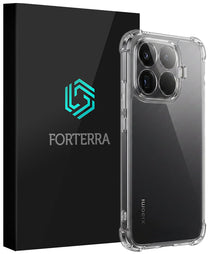 Forterra Xiaomi 15T Pro Hoesje Shockproof Backcover Siliconen - Transparant