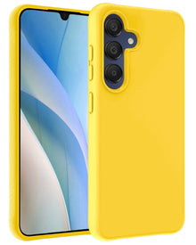 Forterra Samsung A15 Hoesje Siliconen Backcover Lichtgewicht - Geel