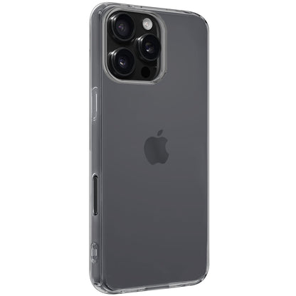 Forterra iPhone 16 Pro Hoesje Siliconen Backcover Lichtgewicht - Transparant