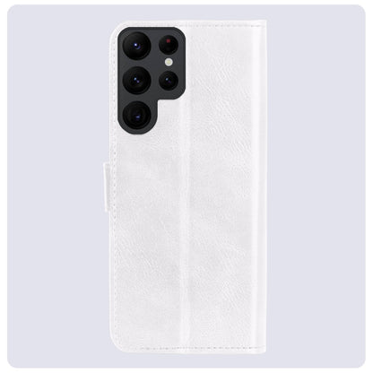 Forterra Samsung S24 Ultra Hoesje Bookcase Cover met Kaarthouder - Wit